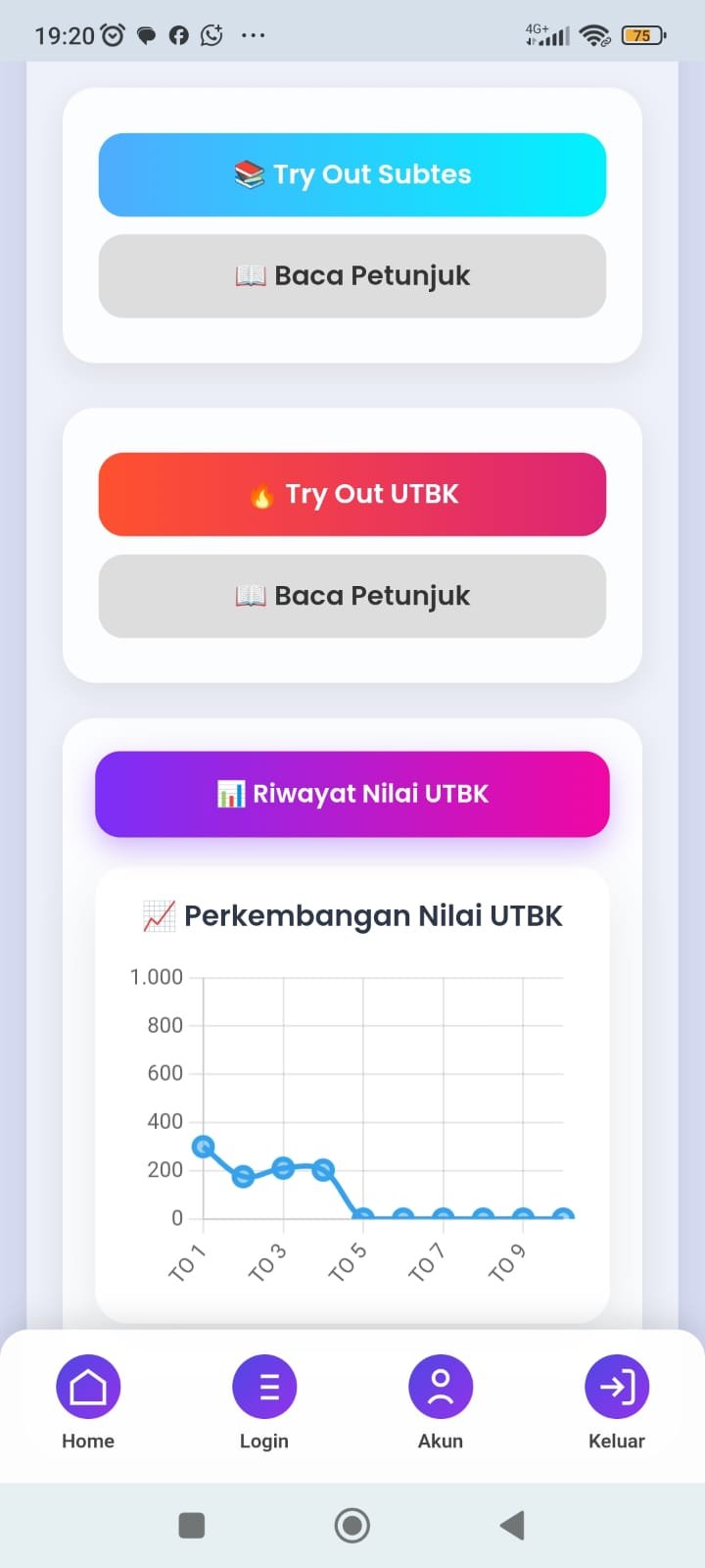 Tampilan beranda PojokCPNS