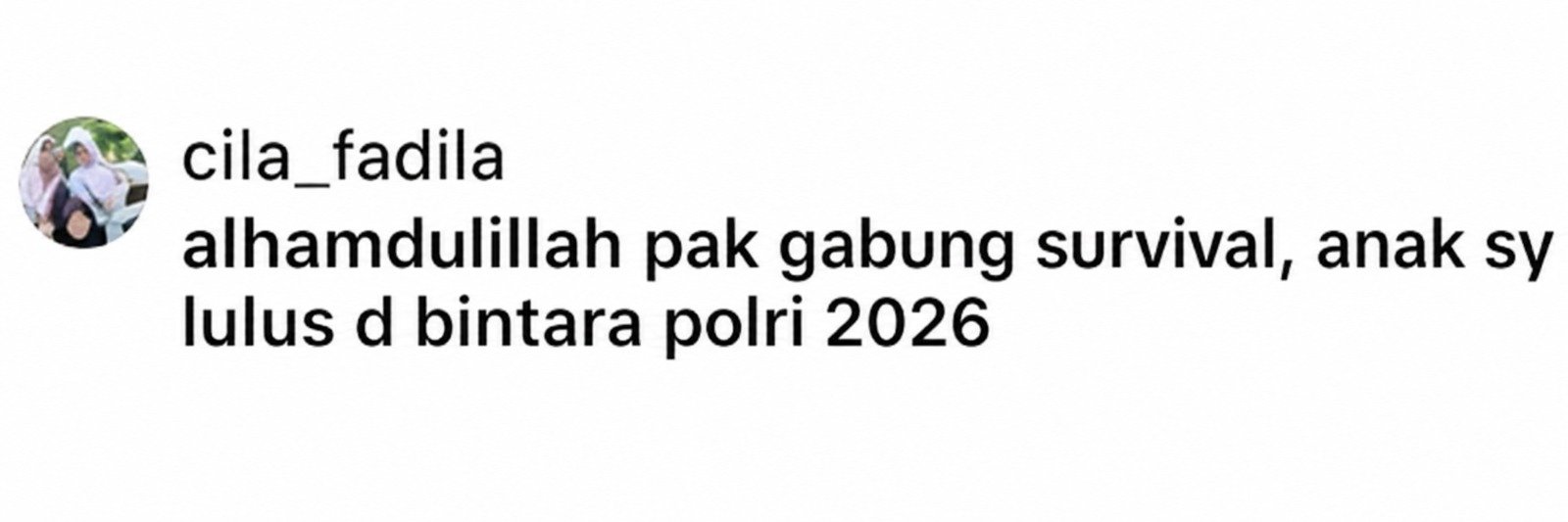 Screenshot testimoni WhatsApp pengguna SuksesCAT 2